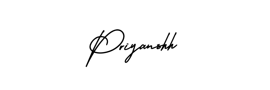 Also You can easily find your signature by using the search form. We will create Priyanshh name handwritten signature images for you free of cost using AmerikaSignatureDemo-Regular sign style. Priyanshh signature style 3 images and pictures png