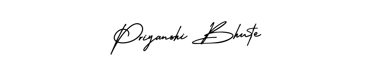 if you are searching for the best signature style for your name Priyanshi Bhute. so please give up your signature search. here we have designed multiple signature styles  using AmerikaSignatureDemo-Regular. Priyanshi Bhute signature style 3 images and pictures png