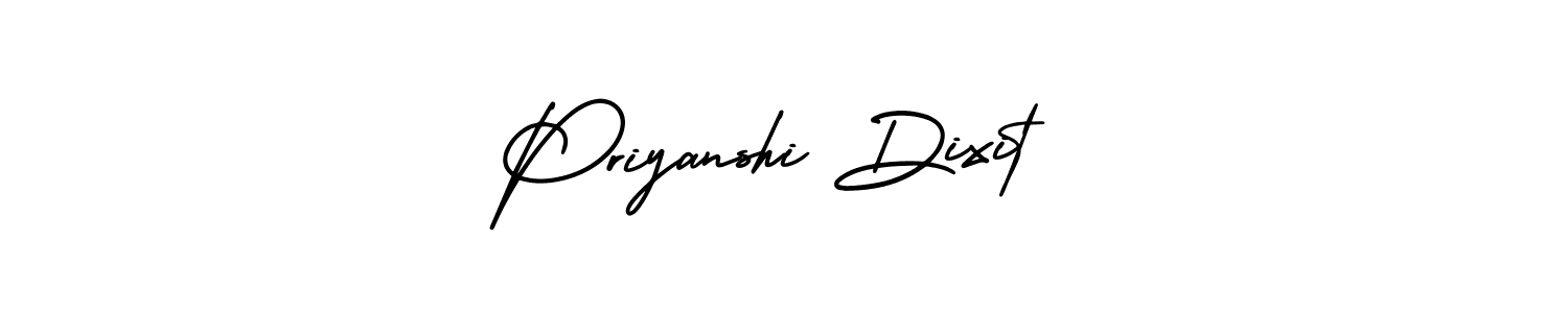Create a beautiful signature design for name Priyanshi Dixit. With this signature (AmerikaSignatureDemo-Regular) fonts, you can make a handwritten signature for free. Priyanshi Dixit signature style 3 images and pictures png