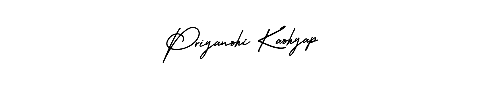 Make a beautiful signature design for name Priyanshi Kashyap. Use this online signature maker to create a handwritten signature for free. Priyanshi Kashyap signature style 3 images and pictures png
