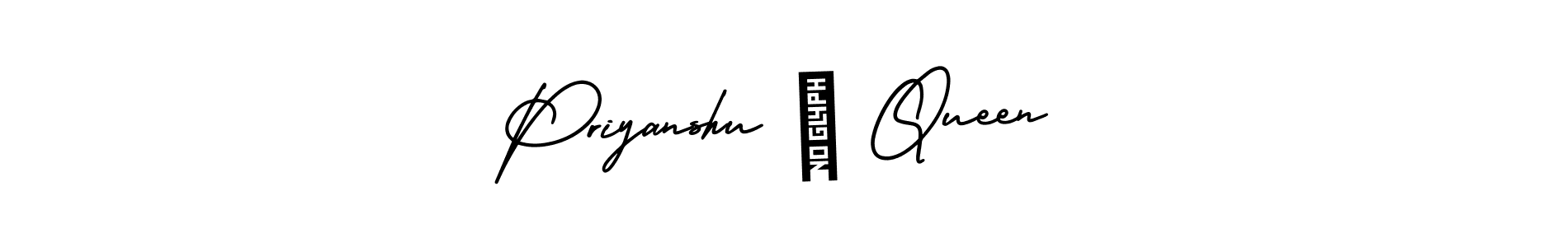 This is the best signature style for the Priyanshu ❤ Queen name. Also you like these signature font (AmerikaSignatureDemo-Regular). Mix name signature. Priyanshu ❤ Queen signature style 3 images and pictures png