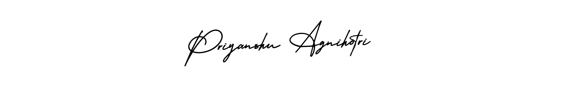 Best and Professional Signature Style for Priyanshu Agnihotri. AmerikaSignatureDemo-Regular Best Signature Style Collection. Priyanshu Agnihotri signature style 3 images and pictures png