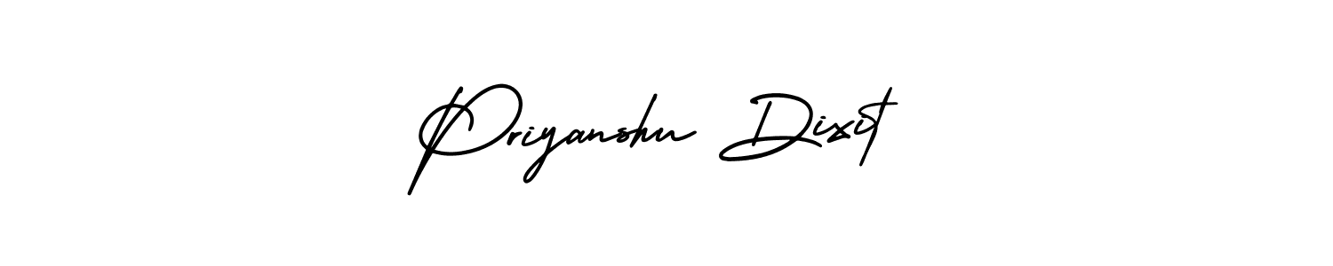 The best way (AmerikaSignatureDemo-Regular) to make a short signature is to pick only two or three words in your name. The name Priyanshu Dixit include a total of six letters. For converting this name. Priyanshu Dixit signature style 3 images and pictures png