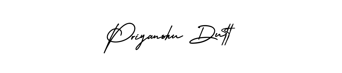 Design your own signature with our free online signature maker. With this signature software, you can create a handwritten (AmerikaSignatureDemo-Regular) signature for name Priyanshu Dutt. Priyanshu Dutt signature style 3 images and pictures png