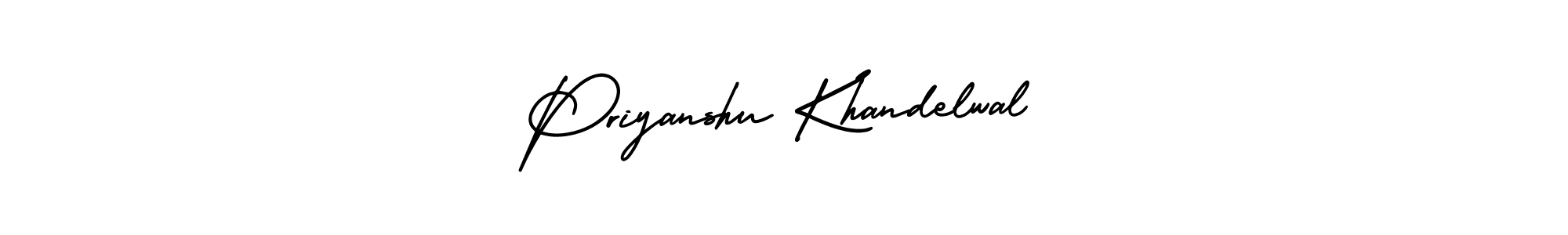 Also we have Priyanshu Khandelwal name is the best signature style. Create professional handwritten signature collection using AmerikaSignatureDemo-Regular autograph style. Priyanshu Khandelwal signature style 3 images and pictures png