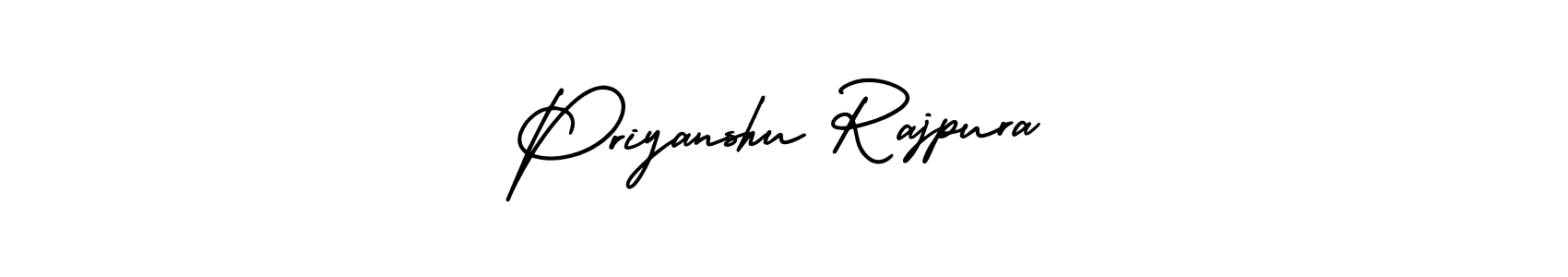 This is the best signature style for the Priyanshu Rajpura name. Also you like these signature font (AmerikaSignatureDemo-Regular). Mix name signature. Priyanshu Rajpura signature style 3 images and pictures png
