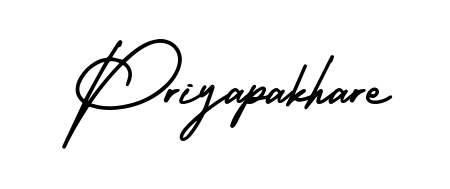 The AmerikaSignatureDemo-Regular font gives name Priyapakhare a signature that looks effortless yet distinguished. Download high-res PNG instantly. Priyapakhare signature style 3 images and pictures png