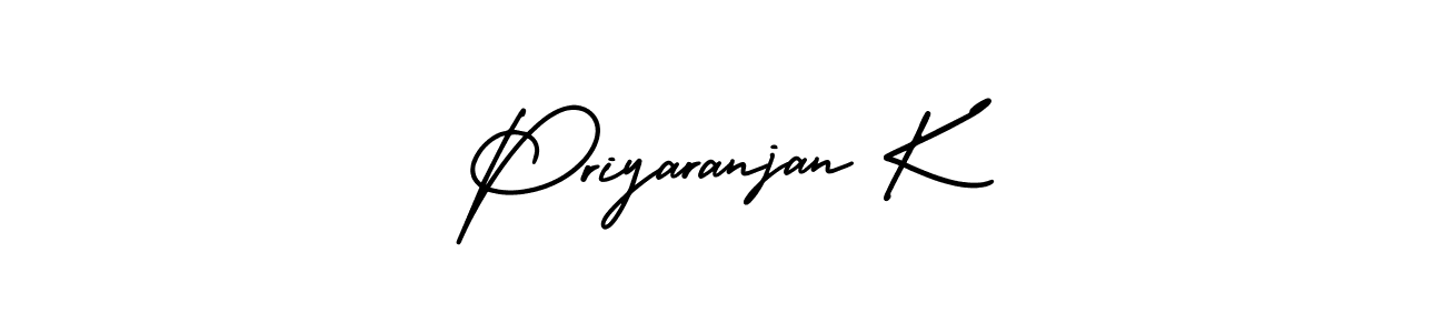 Also You can easily find your signature by using the search form. We will create Priyaranjan K name handwritten signature images for you free of cost using AmerikaSignatureDemo-Regular sign style. Priyaranjan K signature style 3 images and pictures png