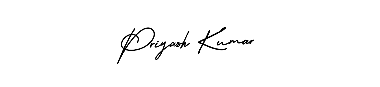 It looks lik you need a new signature style for name Priyash Kumar. Design unique handwritten (AmerikaSignatureDemo-Regular) signature with our free signature maker in just a few clicks. Priyash Kumar signature style 3 images and pictures png