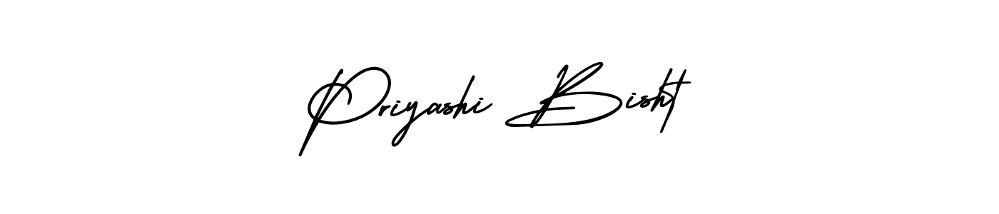 AmerikaSignatureDemo-Regular is a professional signature style that is perfect for those who want to add a touch of class to their signature. It is also a great choice for those who want to make their signature more unique. Get Priyashi Bisht name to fancy signature for free. Priyashi Bisht signature style 3 images and pictures png
