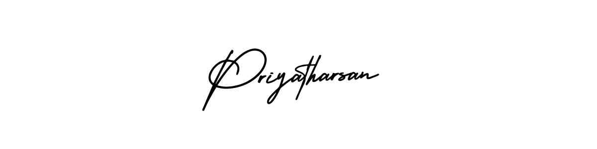 Create a beautiful signature design for name Priyatharsan. With this signature (AmerikaSignatureDemo-Regular) fonts, you can make a handwritten signature for free. Priyatharsan signature style 3 images and pictures png