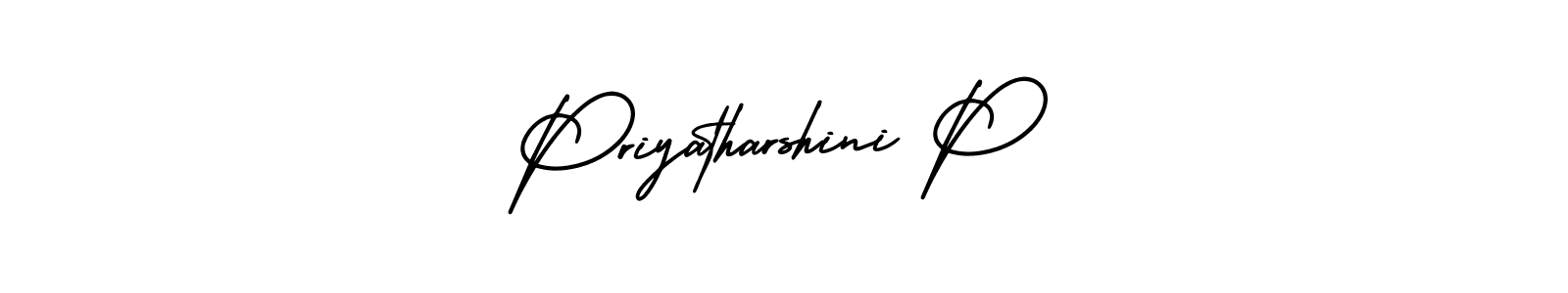 Make a beautiful signature design for name Priyatharshini P. Use this online signature maker to create a handwritten signature for free. Priyatharshini P signature style 3 images and pictures png