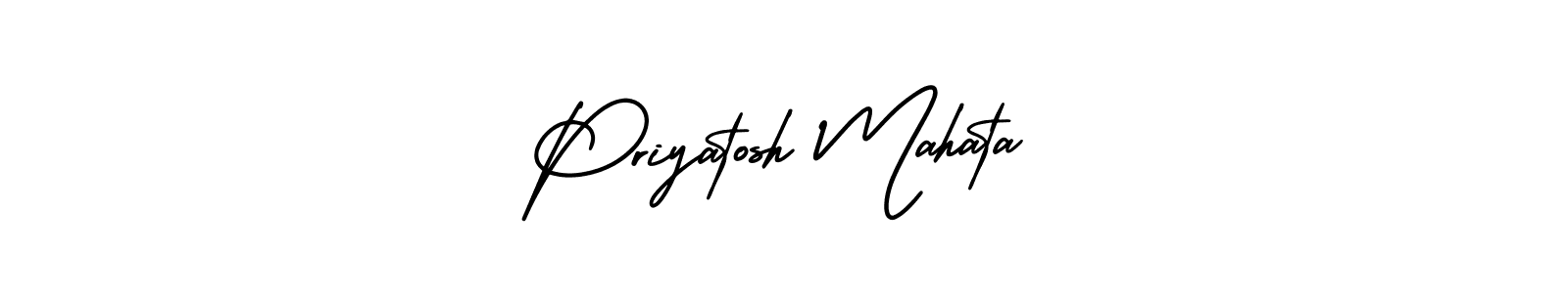 if you are searching for the best signature style for your name Priyatosh Mahata. so please give up your signature search. here we have designed multiple signature styles  using AmerikaSignatureDemo-Regular. Priyatosh Mahata signature style 3 images and pictures png