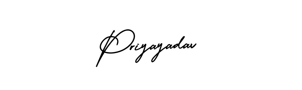 It looks lik you need a new signature style for name Priyayadav. Design unique handwritten (AmerikaSignatureDemo-Regular) signature with our free signature maker in just a few clicks. Priyayadav signature style 3 images and pictures png