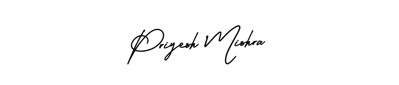 Make a beautiful signature design for name Priyesh Mishra. Use this online signature maker to create a handwritten signature for free. Priyesh Mishra signature style 3 images and pictures png