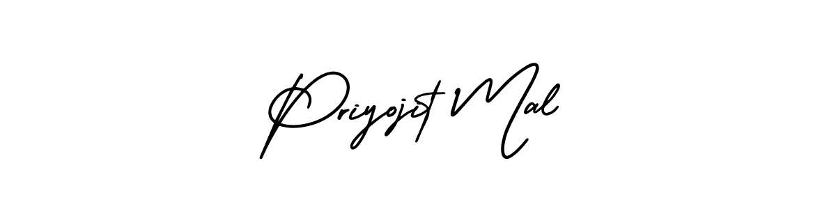 Design your own signature with our free online signature maker. With this signature software, you can create a handwritten (AmerikaSignatureDemo-Regular) signature for name Priyojit Mal. Priyojit Mal signature style 3 images and pictures png