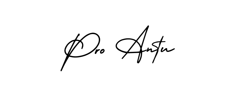 Best and Professional Signature Style for Pro Antu. AmerikaSignatureDemo-Regular Best Signature Style Collection. Pro Antu signature style 3 images and pictures png