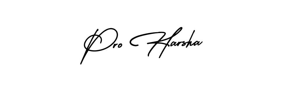 Create a beautiful signature design for name Pro Harsha. With this signature (AmerikaSignatureDemo-Regular) fonts, you can make a handwritten signature for free. Pro Harsha signature style 3 images and pictures png