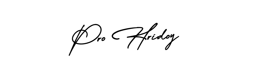 Create a beautiful signature design for name Pro Hridoy. With this signature (AmerikaSignatureDemo-Regular) fonts, you can make a handwritten signature for free. Pro Hridoy signature style 3 images and pictures png