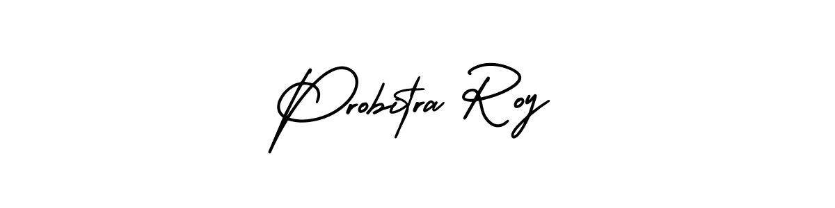 Similarly AmerikaSignatureDemo-Regular is the best handwritten signature design. Signature creator online .You can use it as an online autograph creator for name Probitra Roy. Probitra Roy signature style 3 images and pictures png
