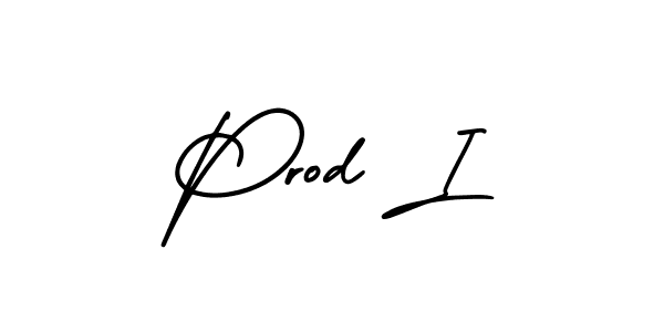 Make a beautiful signature design for name Prod I. With this signature (AmerikaSignatureDemo-Regular) style, you can create a handwritten signature for free. Prod I signature style 3 images and pictures png