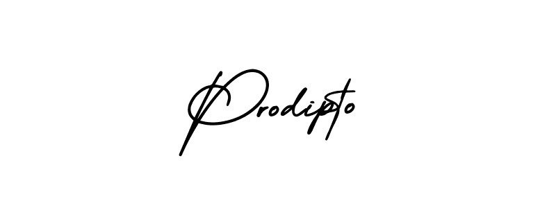 You should practise on your own different ways (AmerikaSignatureDemo-Regular) to write your name (Prodipto) in signature. don't let someone else do it for you. Prodipto signature style 3 images and pictures png