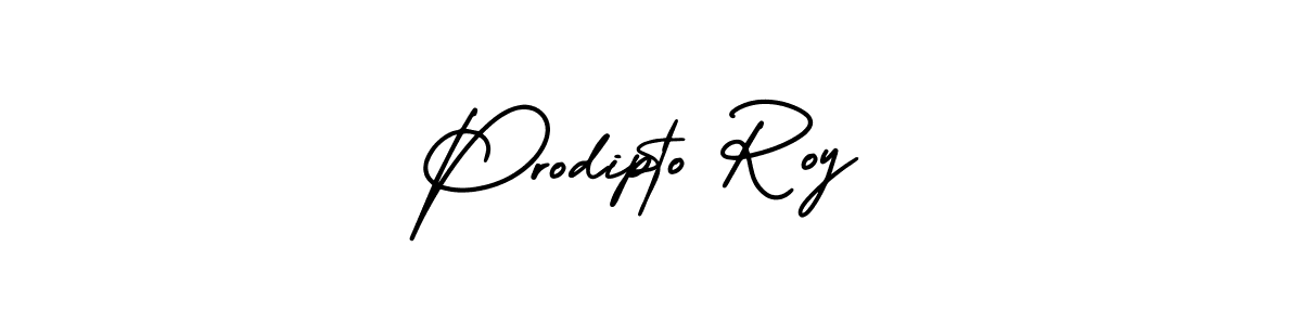 Design your own signature with our free online signature maker. With this signature software, you can create a handwritten (AmerikaSignatureDemo-Regular) signature for name Prodipto Roy. Prodipto Roy signature style 3 images and pictures png