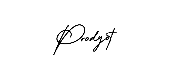 Also we have Prodyot name is the best signature style. Create professional handwritten signature collection using AmerikaSignatureDemo-Regular autograph style. Prodyot signature style 3 images and pictures png