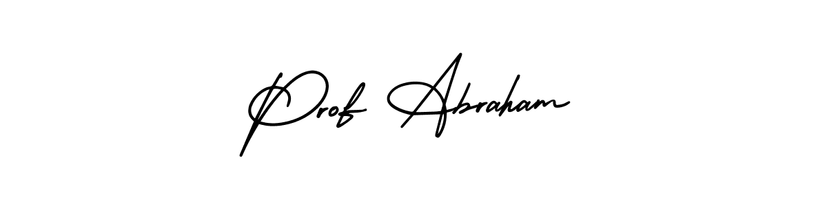 It looks lik you need a new signature style for name Prof Abraham. Design unique handwritten (AmerikaSignatureDemo-Regular) signature with our free signature maker in just a few clicks. Prof Abraham signature style 3 images and pictures png