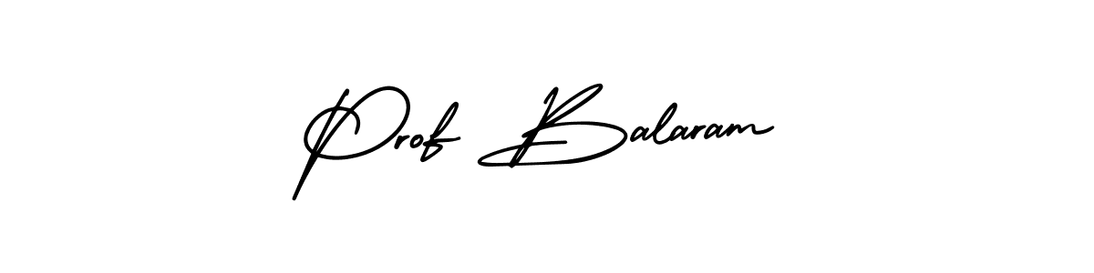 Make a beautiful signature design for name Prof Balaram. With this signature (AmerikaSignatureDemo-Regular) style, you can create a handwritten signature for free. Prof Balaram signature style 3 images and pictures png