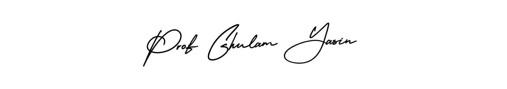 Make a beautiful signature design for name Prof Ghulam Yasin. With this signature (AmerikaSignatureDemo-Regular) style, you can create a handwritten signature for free. Prof Ghulam Yasin signature style 3 images and pictures png