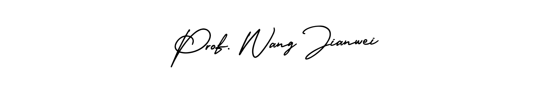 AmerikaSignatureDemo-Regular is a professional signature style that is perfect for those who want to add a touch of class to their signature. It is also a great choice for those who want to make their signature more unique. Get Prof. Wang Jianwei name to fancy signature for free. Prof. Wang Jianwei signature style 3 images and pictures png