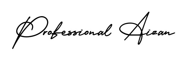 Try this chic Professional Aizan handwritten sign style. Using AmerikaSignatureDemo-Regular font elements, it gives your name a sleek, memorable identity. Professional Aizan signature style 3 images and pictures png