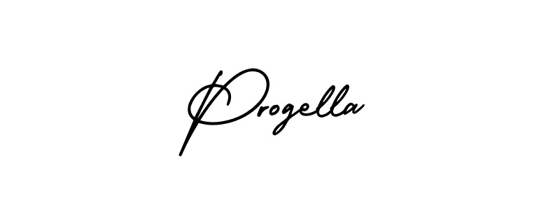 Create a beautiful signature design for name Progella. With this signature (AmerikaSignatureDemo-Regular) fonts, you can make a handwritten signature for free. Progella signature style 3 images and pictures png