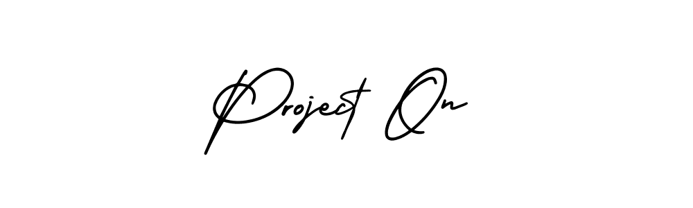 Also we have Project On name is the best signature style. Create professional handwritten signature collection using AmerikaSignatureDemo-Regular autograph style. Project On signature style 3 images and pictures png