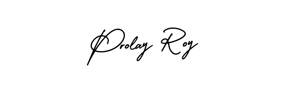 Design your own signature with our free online signature maker. With this signature software, you can create a handwritten (AmerikaSignatureDemo-Regular) signature for name Prolay Roy. Prolay Roy signature style 3 images and pictures png