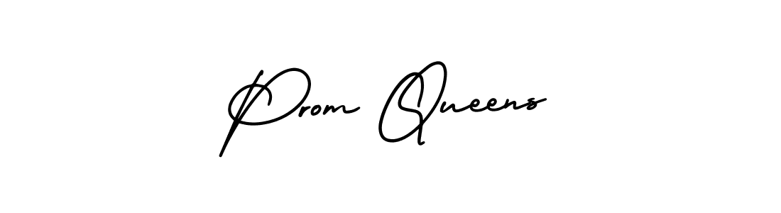 Also You can easily find your signature by using the search form. We will create Prom Queens name handwritten signature images for you free of cost using AmerikaSignatureDemo-Regular sign style. Prom Queens signature style 3 images and pictures png