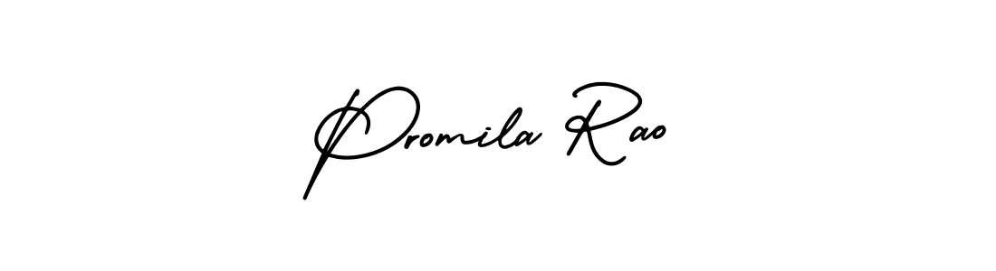 Also we have Promila Rao name is the best signature style. Create professional handwritten signature collection using AmerikaSignatureDemo-Regular autograph style. Promila Rao signature style 3 images and pictures png