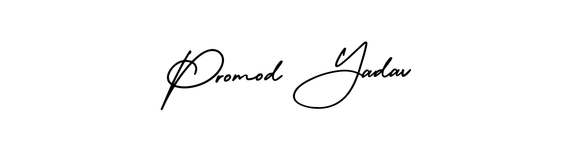 Best and Professional Signature Style for Promod Yadav. AmerikaSignatureDemo-Regular Best Signature Style Collection. Promod Yadav signature style 3 images and pictures png