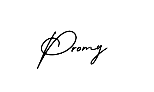 Create a beautiful signature design for name Promy. With this signature (AmerikaSignatureDemo-Regular) fonts, you can make a handwritten signature for free. Promy signature style 3 images and pictures png