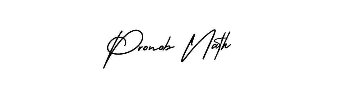 Best and Professional Signature Style for Pronob Nath. AmerikaSignatureDemo-Regular Best Signature Style Collection. Pronob Nath signature style 3 images and pictures png