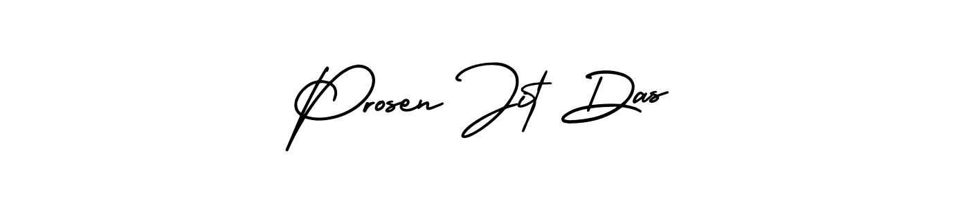 Make a beautiful signature design for name Prosen Jit Das. With this signature (AmerikaSignatureDemo-Regular) style, you can create a handwritten signature for free. Prosen Jit Das signature style 3 images and pictures png