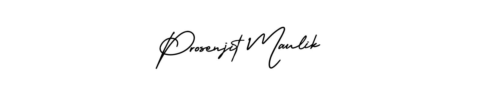 AmerikaSignatureDemo-Regular is a professional signature style that is perfect for those who want to add a touch of class to their signature. It is also a great choice for those who want to make their signature more unique. Get Prosenjit Maulik name to fancy signature for free. Prosenjit Maulik signature style 3 images and pictures png