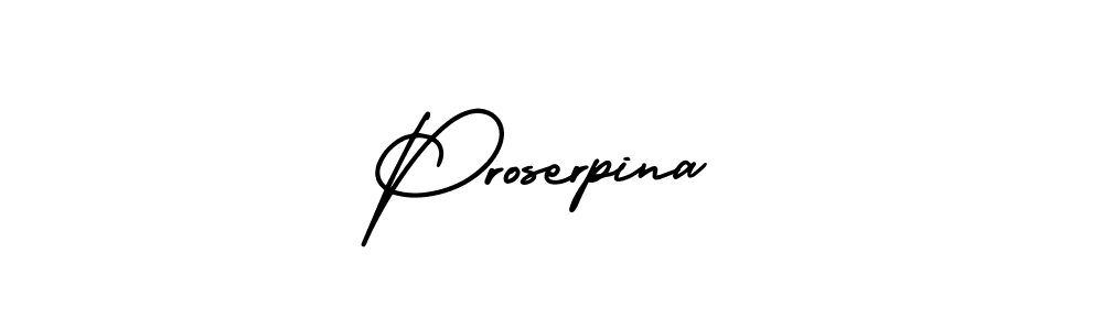 Create a beautiful signature design for name Proserpina. With this signature (AmerikaSignatureDemo-Regular) fonts, you can make a handwritten signature for free. Proserpina signature style 3 images and pictures png