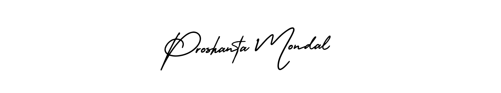 Similarly AmerikaSignatureDemo-Regular is the best handwritten signature design. Signature creator online .You can use it as an online autograph creator for name Proshanta Mondal. Proshanta Mondal signature style 3 images and pictures png