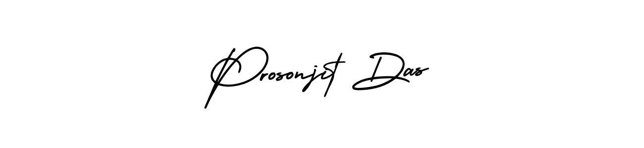 Make a beautiful signature design for name Prosonjit Das. With this signature (AmerikaSignatureDemo-Regular) style, you can create a handwritten signature for free. Prosonjit Das signature style 3 images and pictures png