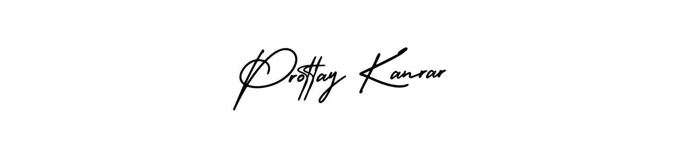 How to Draw Prottay Kanrar signature style? AmerikaSignatureDemo-Regular is a latest design signature styles for name Prottay Kanrar. Prottay Kanrar signature style 3 images and pictures png