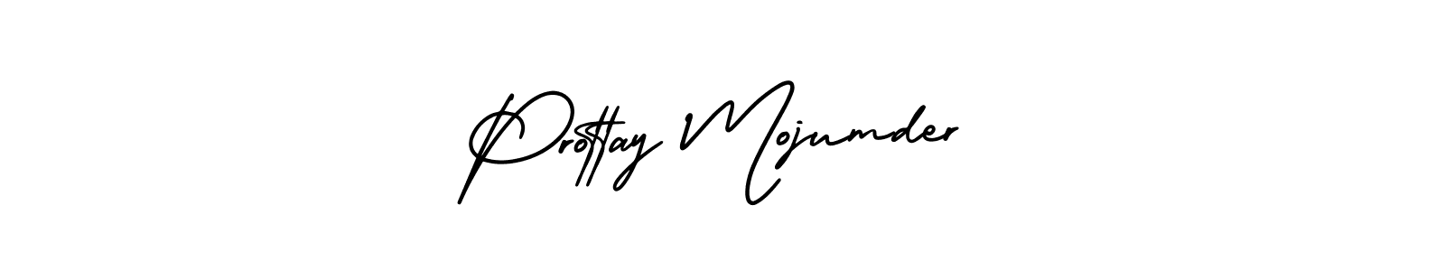 Create a beautiful signature design for name Prottay Mojumder. With this signature (AmerikaSignatureDemo-Regular) fonts, you can make a handwritten signature for free. Prottay Mojumder signature style 3 images and pictures png