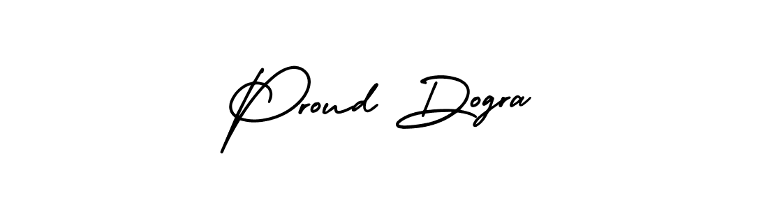 Proud Dogra stylish signature style. Best Handwritten Sign (AmerikaSignatureDemo-Regular) for my name. Handwritten Signature Collection Ideas for my name Proud Dogra. Proud Dogra signature style 3 images and pictures png