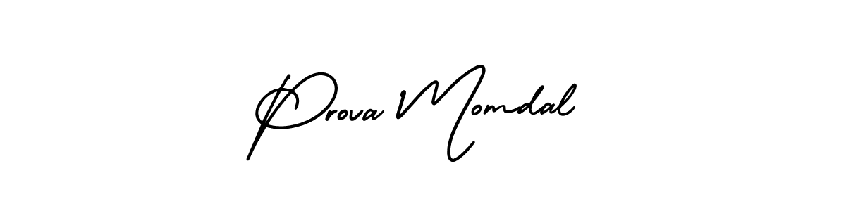 How to make Prova Momdal signature? AmerikaSignatureDemo-Regular is a professional autograph style. Create handwritten signature for Prova Momdal name. Prova Momdal signature style 3 images and pictures png